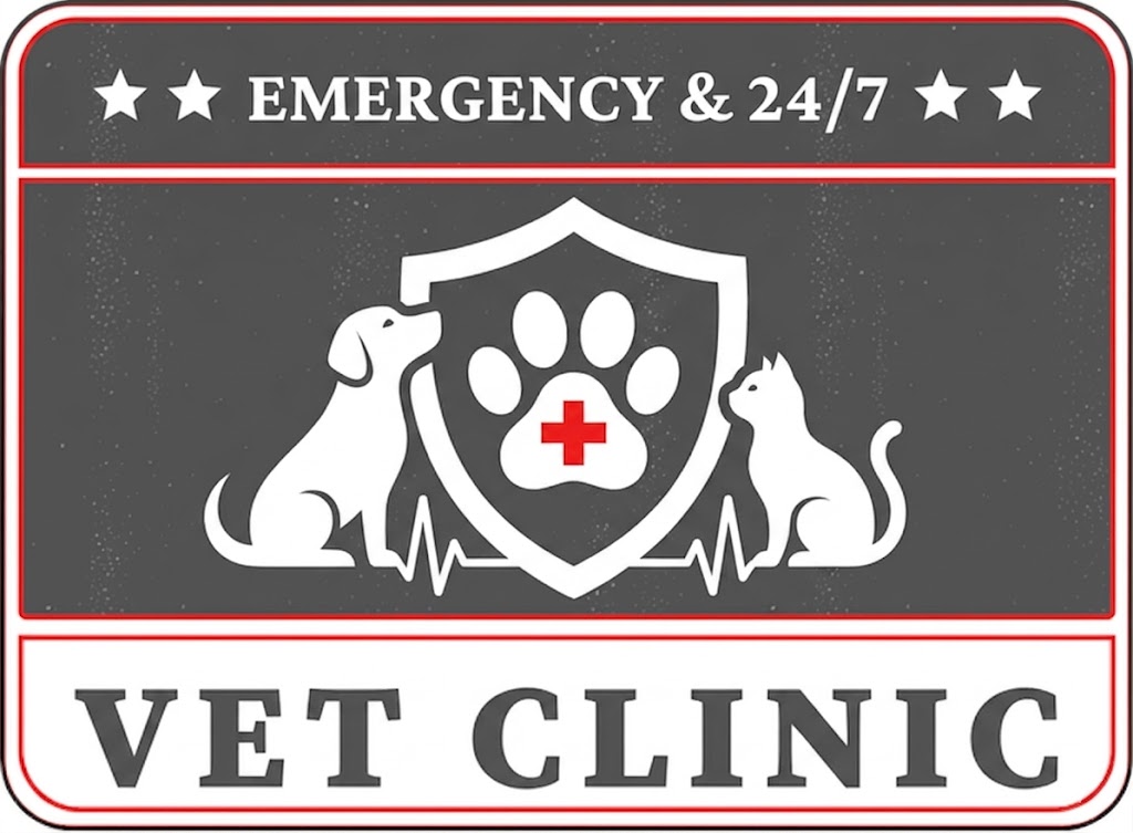 24/7 Emergency Vet Clinic Logo